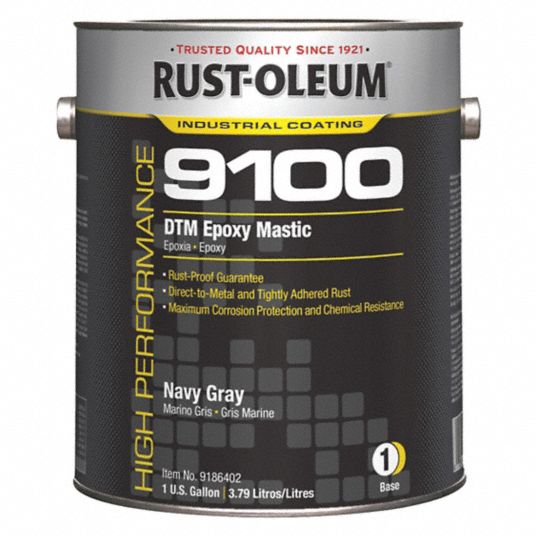 RUST-OLEUM, Epoxy Mastic, 2-Step System Components, Epoxy Mastic ...