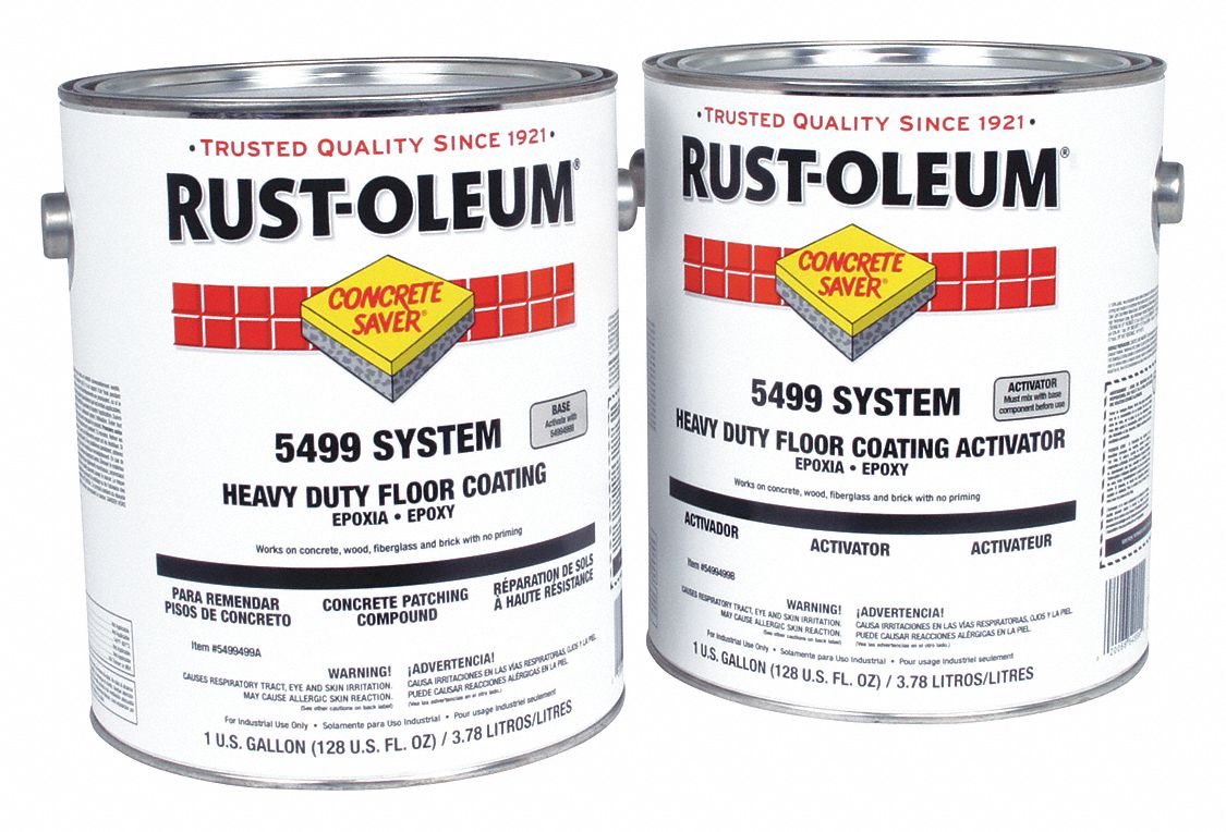 Rust Oleum Gray Concrete Patching Compound Kit 2 Gal Can
