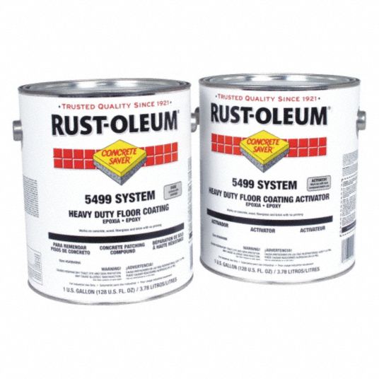 RUSTOLEUM Gray Concrete Patching Compound Kit, 2 gal Can, Coverage 12.5 sq ft 1/8 in 5A279