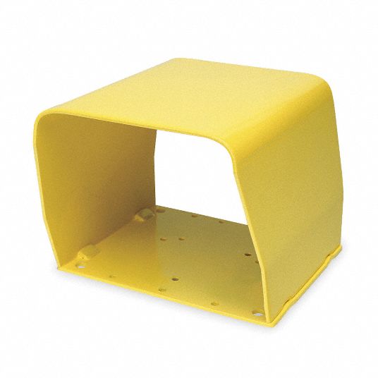 Steel Foot Switch Guard, 5 3/4 in Length, 6 in Width, 4 3/4 in Depth