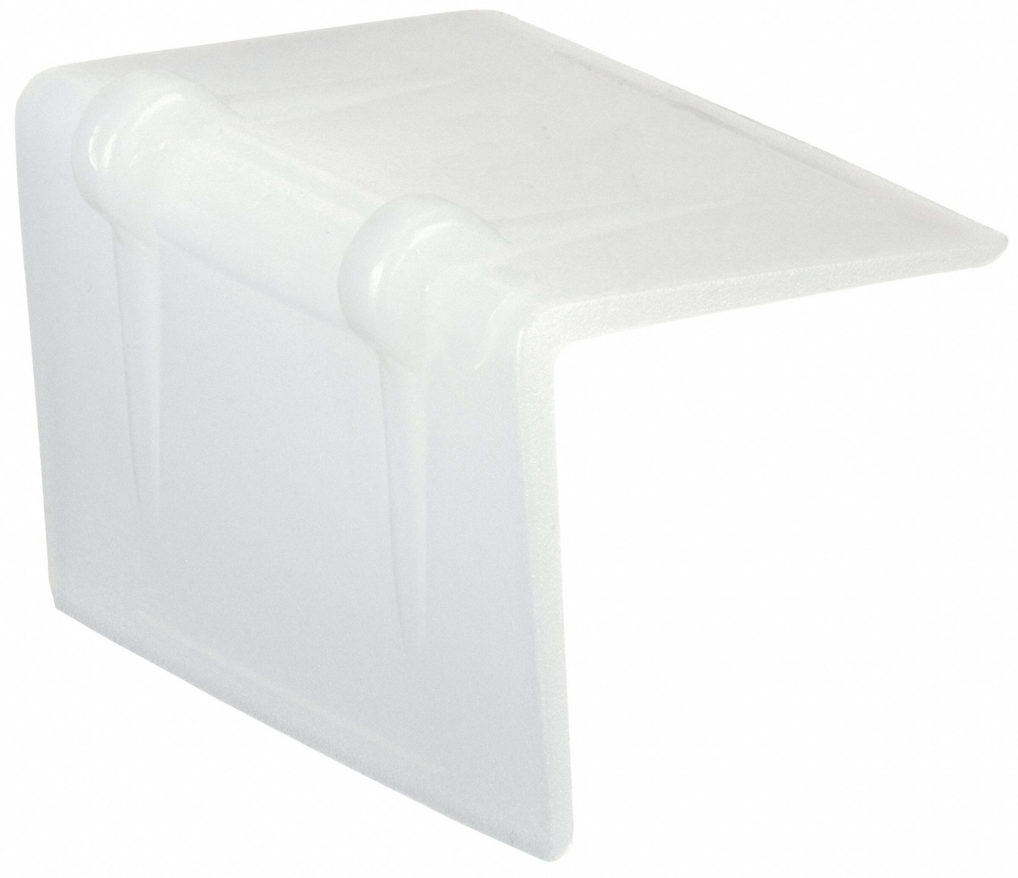 STRAPPING GUARDS, 1¼ IN L, 2 IN W, FOR¾ IN MAX. STRAP W, 0.1 IN THICK, WHITE, 2,000 PK