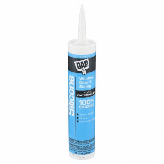 DAP, Window, Door & Siding, White, Silicone Sealant - 5A464|08646 ...