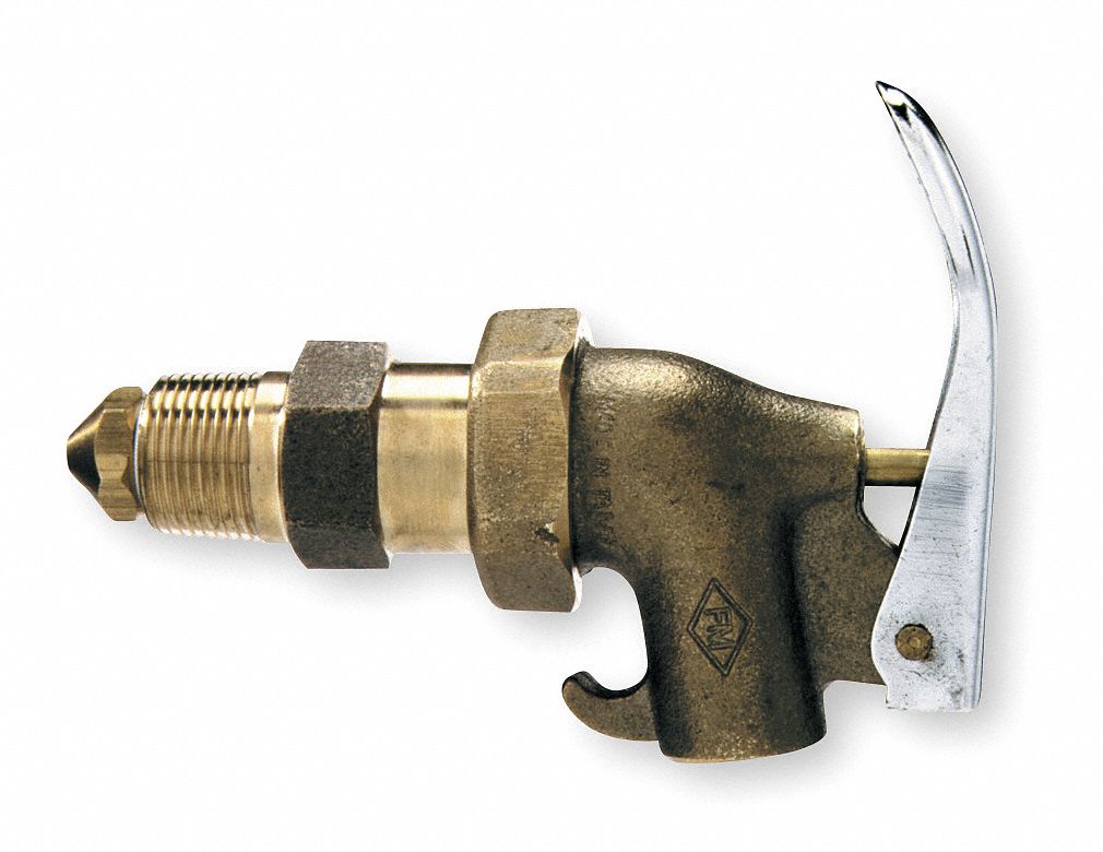 DRUM FAUCET, SELF-CLOSING, ¾ IN MALE NPT, ADJUSTABLE, INTERNAL, FM APPROVED