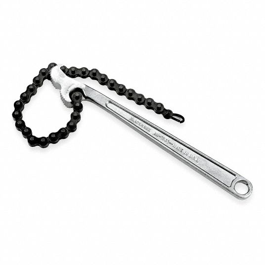 Chain Wrench, Overall Length 11 1/2 in Grainger