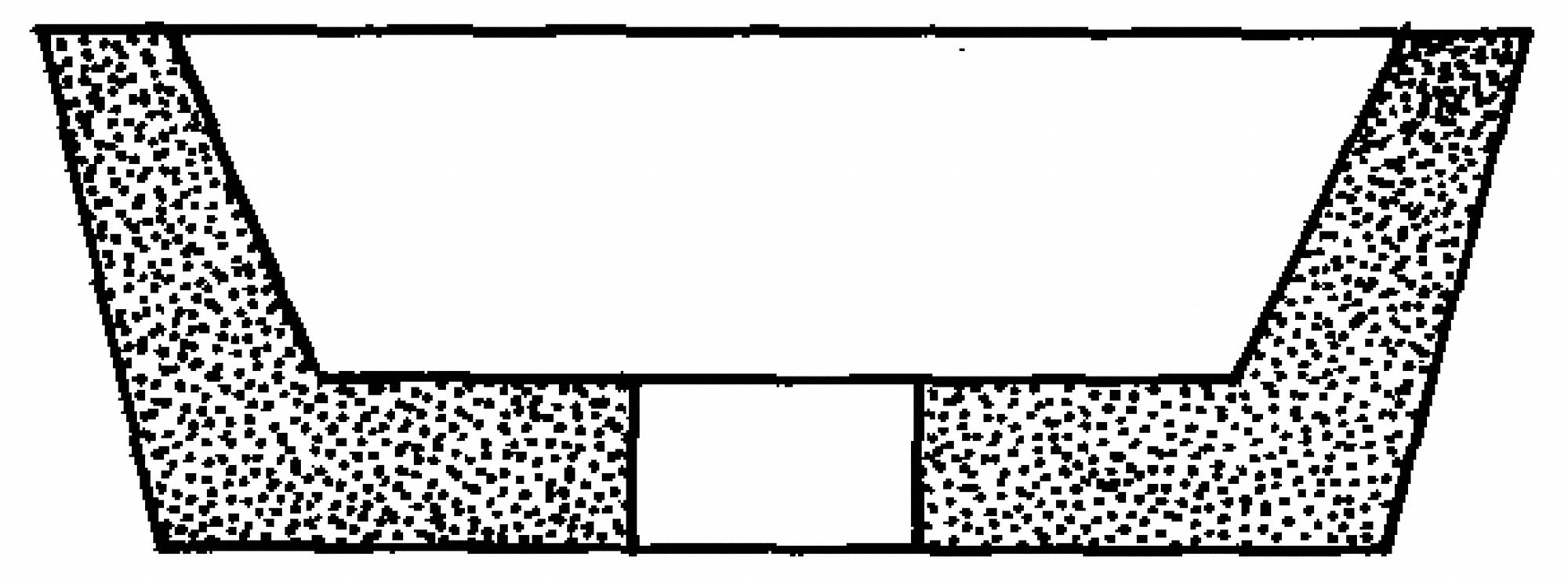 NORTON Flaring Cup Grinding Wheel 6 in Abrasive Wheel Dia, 2 in Thick