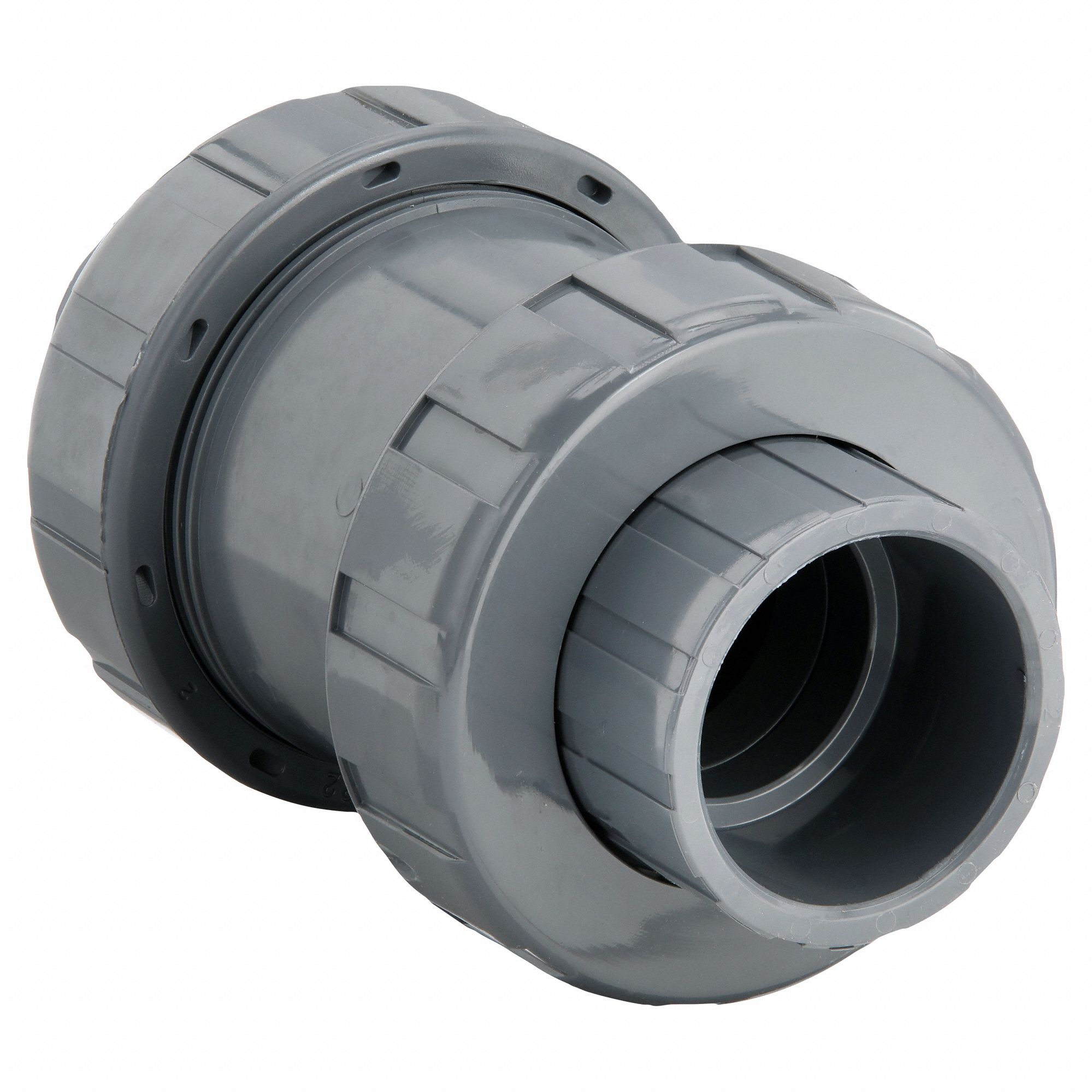 Pvc union clearance check valve