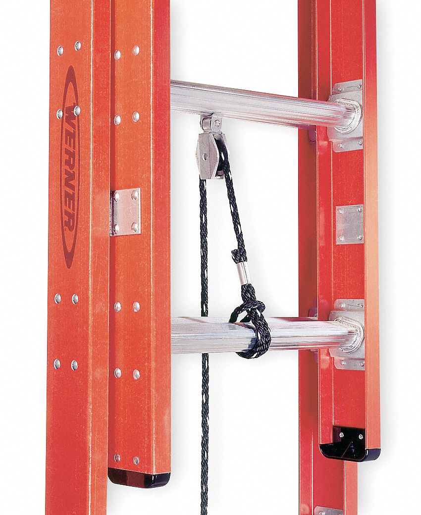 WERNER Rope and Pulley System Kit For Use With Extension Ladders