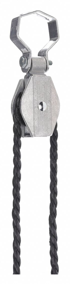 SYSTEME ECHELLE CORDE POULIE