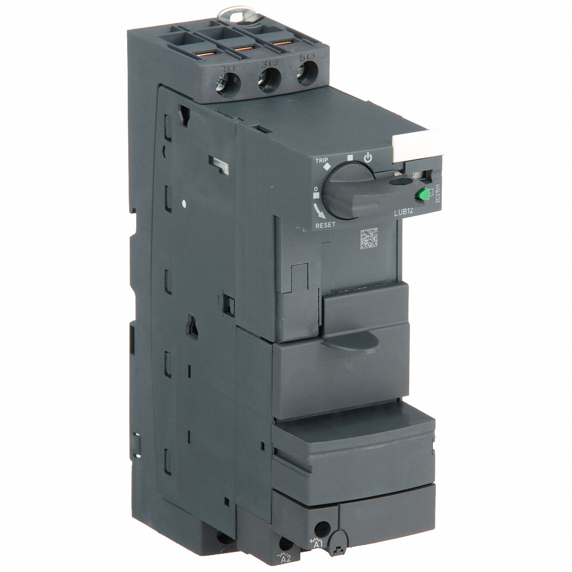 Starter Power Base: Non-Reversing, 3 Poles, 12 A Power Base Max Current (AC), 24 - 240V AC/DC