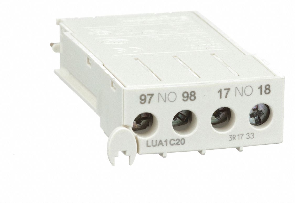 AuxiliaryContactBlock, 2NO/NC, 2.5A