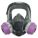 FULL FACEPIECE, SILICONE, THREADED, S, 5-POINT, HOOK-AND-LOOP, NIOSH, FOR RESPIRATOR