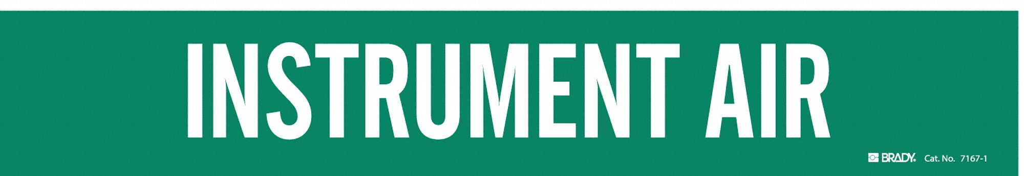 Instrument Air, Green, Pipe Marker - 5ADG9|7167-1 - Grainger
