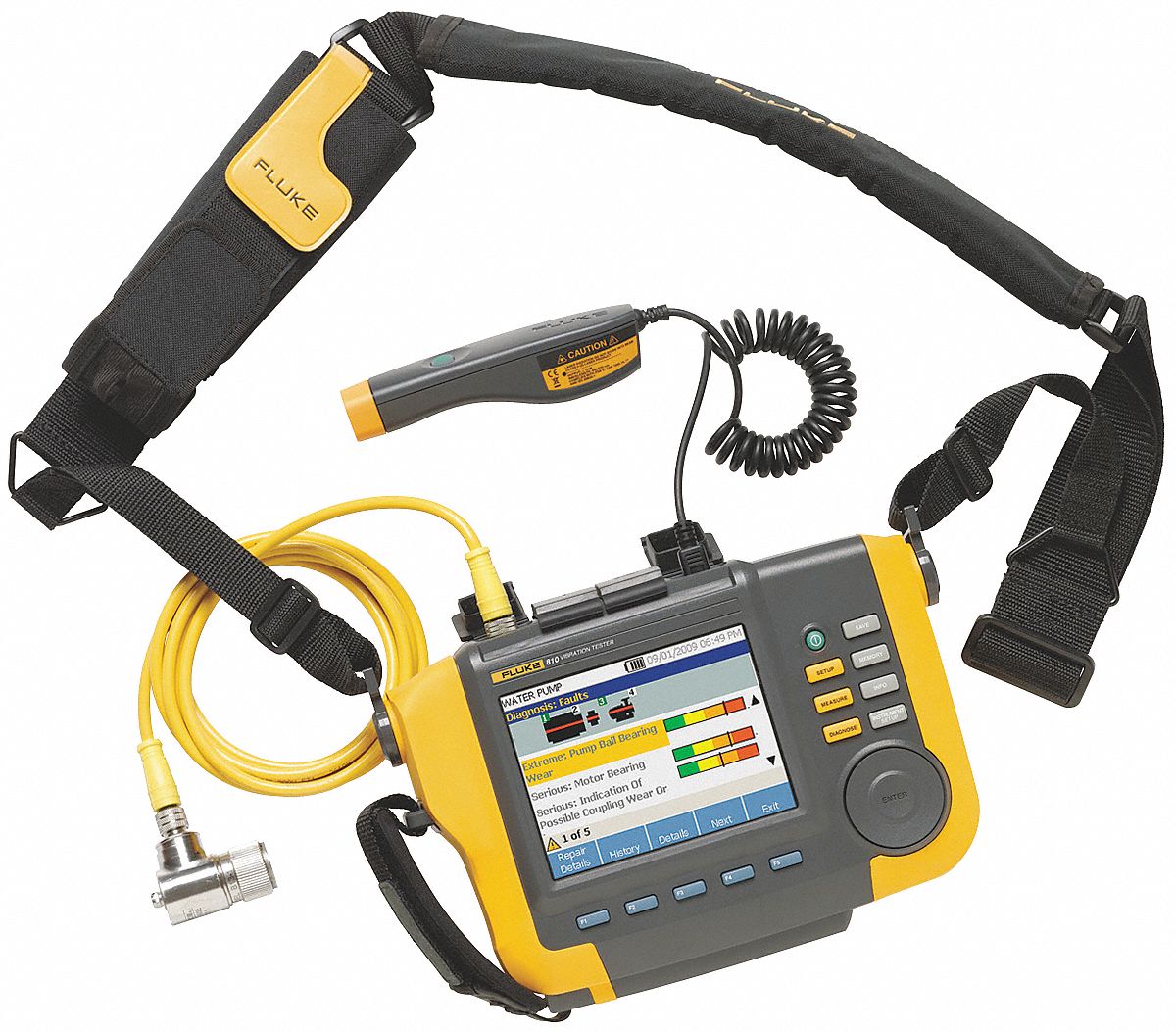 VIBRATION TESTER,LCD,0 TO 80G PEAK