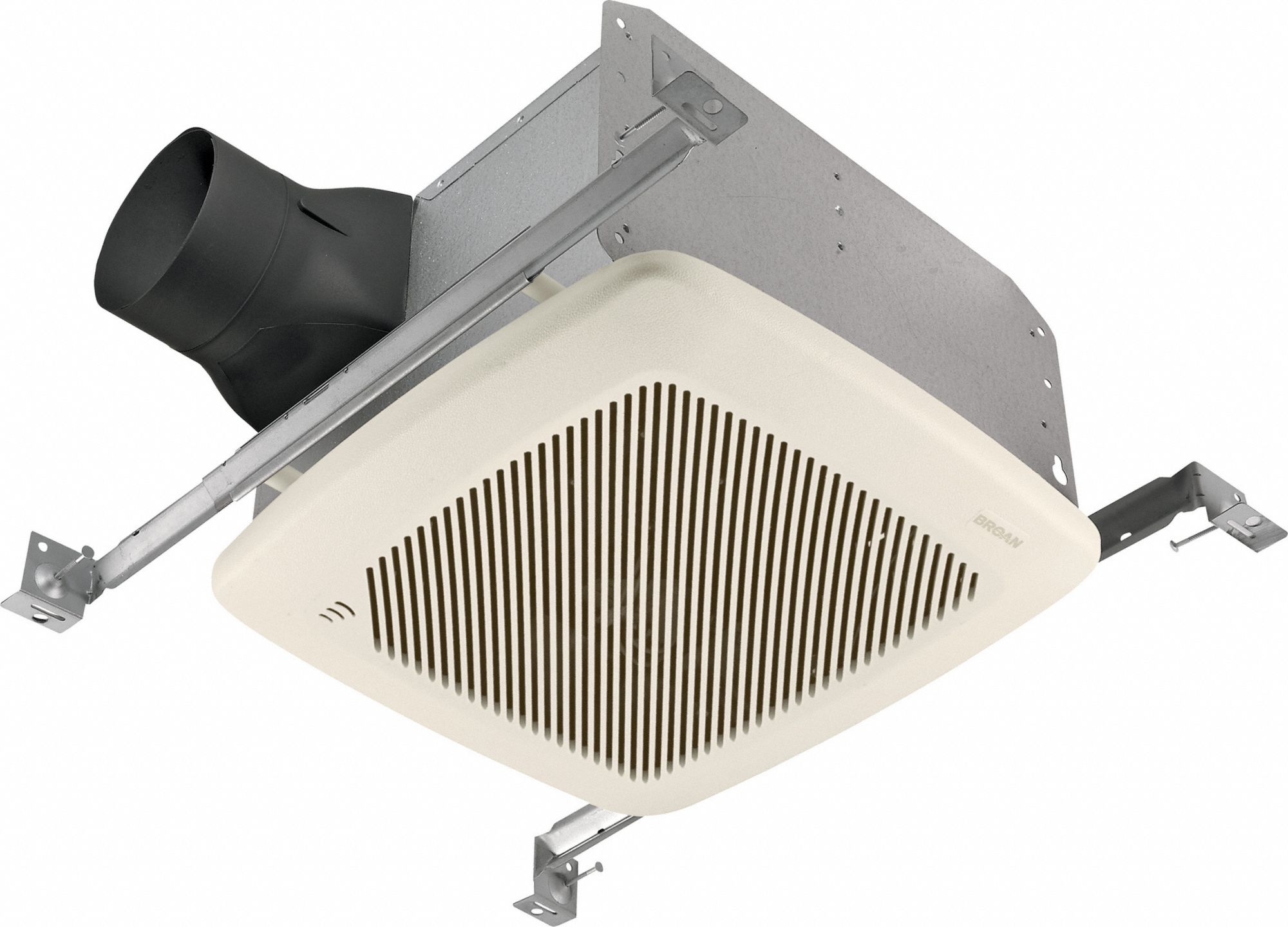 BROAN 11 3/8 in x 10 1/2 in x 7 5/8 in Bathroom Fan, 100 CFM, 0.3 Amps ...