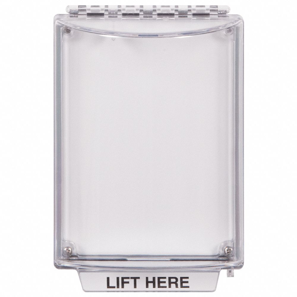 Enclose Protective Cover: Polycarbonate, 3 7/8 in Overall Dp