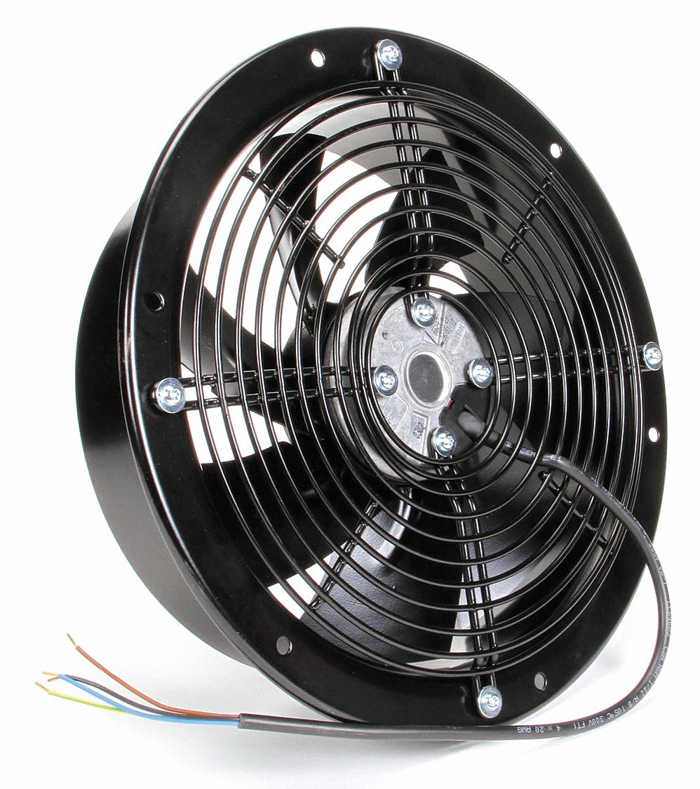 EBM-PAPST, 12 1/2 in Dia, 3 3/4 in Dp, Standard Round Axial Fan