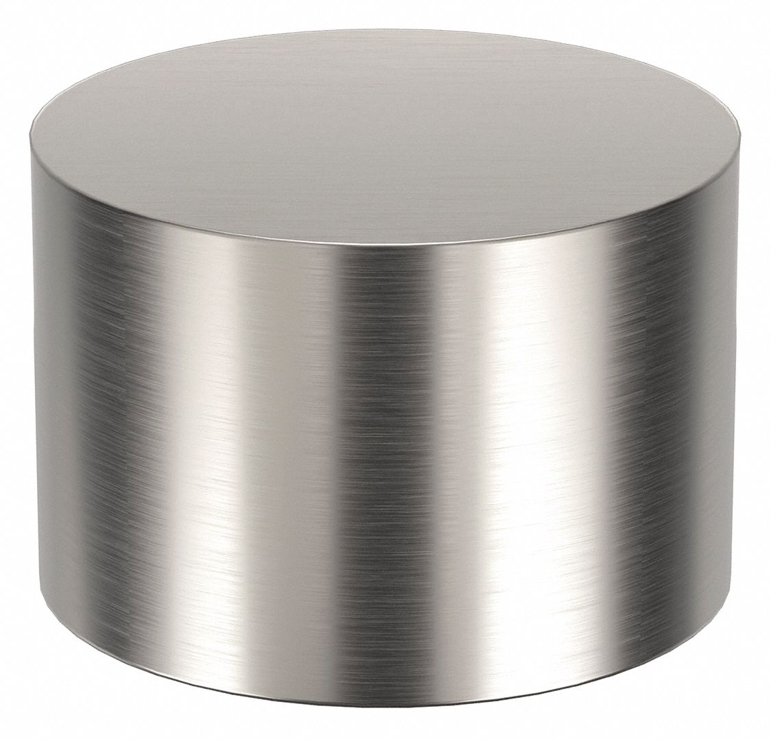 Standoff Cap: 5/16"-18 Thrd Sz, Round, Aluminum, Plain, 3/4 in Cap Head Dia, 1/2 in Cap Head Ht