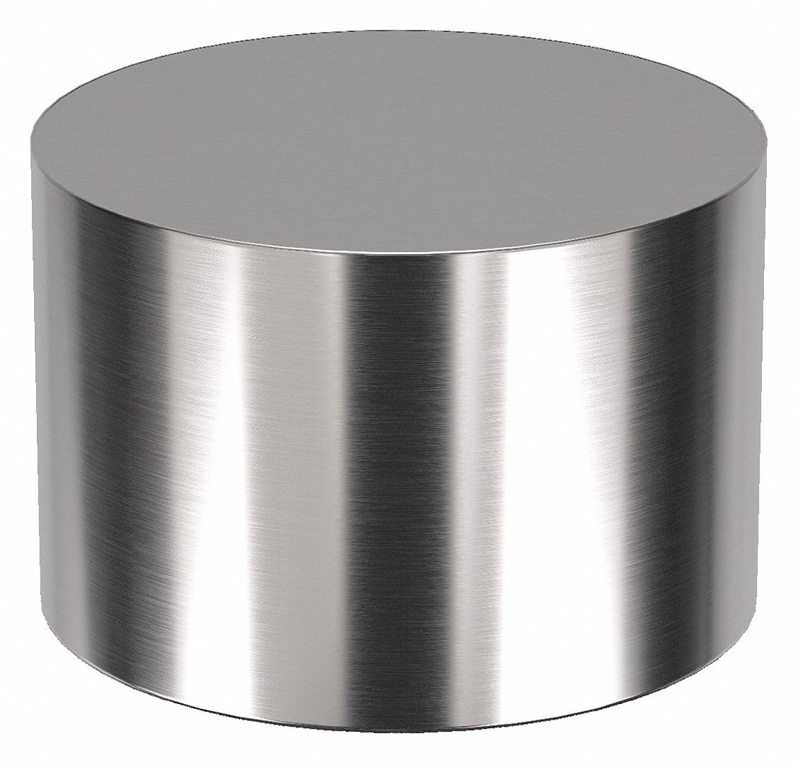 Standoff Cap: #10-24 Thrd Sz, Round, Stainless Steel, Plain, 3/8 in Cap Head Dia, 1/4 in Cap Head Ht