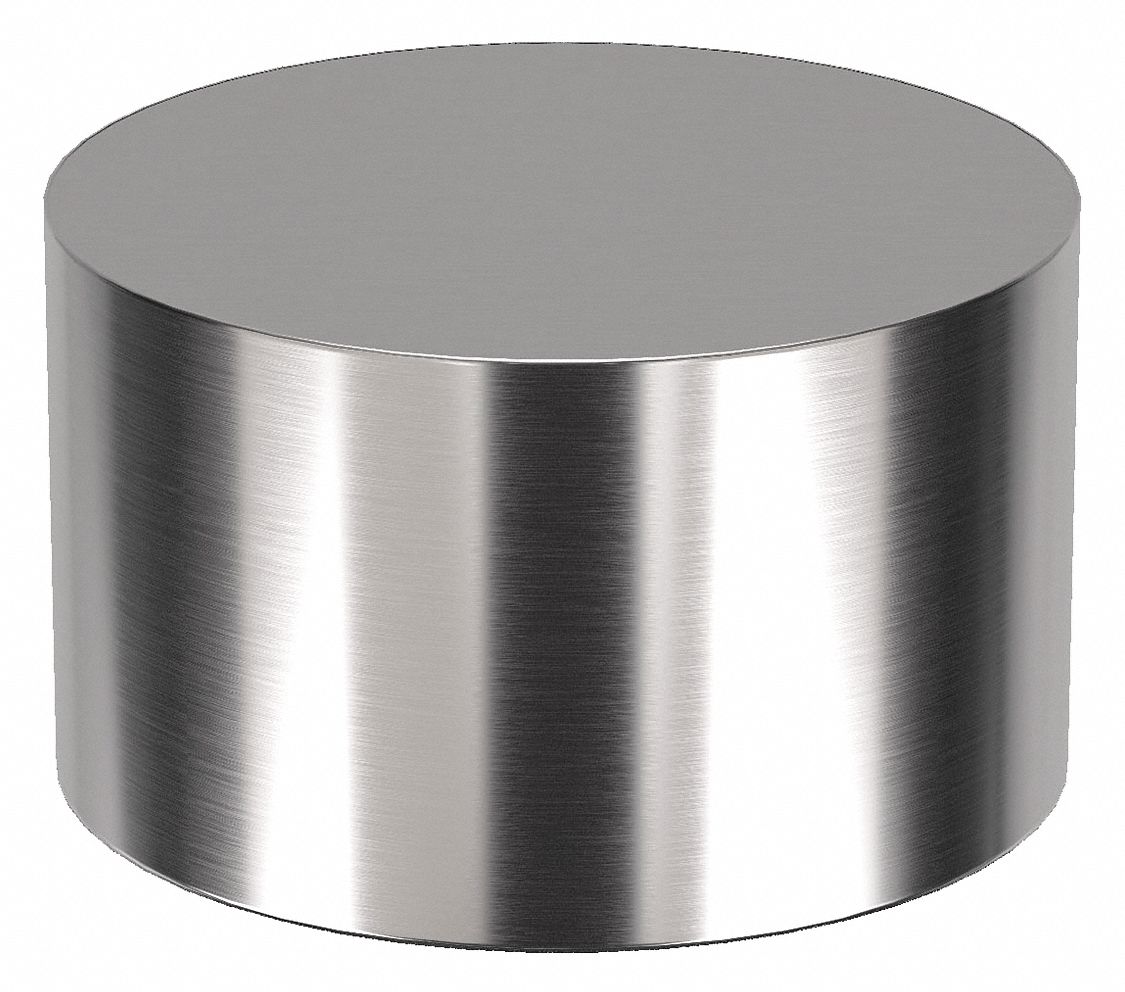 Standoff Cap: 5/16"-18 Thrd Sz, Round, Stainless Steel, Plain, 3/4 in Cap Head Dia