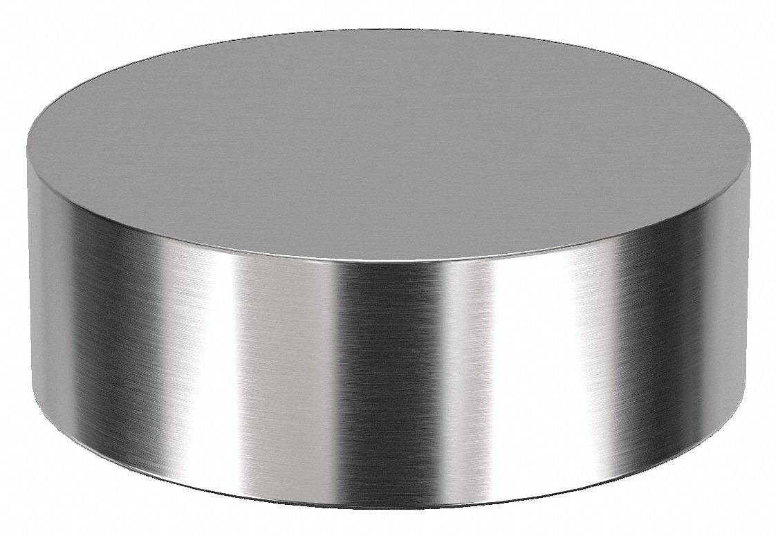 Standoff Cap: 5/16"-18 Thrd Sz, Round, Stainless Steel, Plain, 1 1/4 in Cap Head Dia