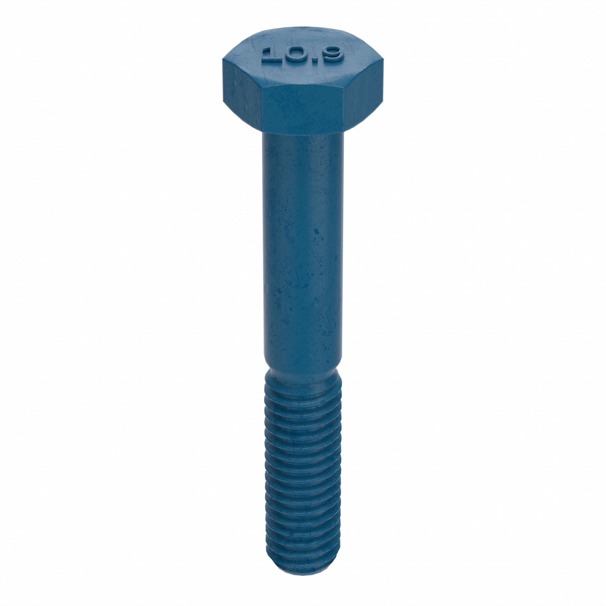 METRIC BLUE HEX HEAD CAP SCREW, STEEL, CLASS 10.9, BLUE PHOSPHATE