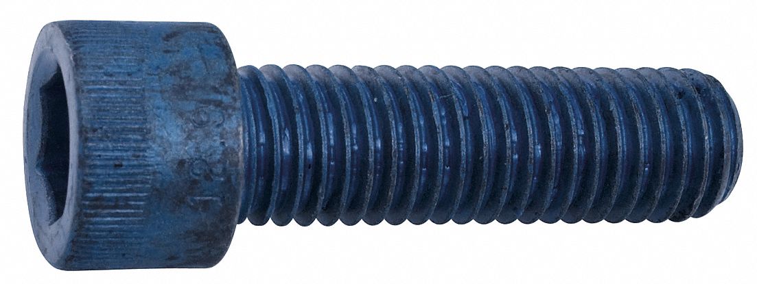 METRIC BLUE UST176224 SHCS,Alloy Steel,M5-0.80x35mm,PK50 