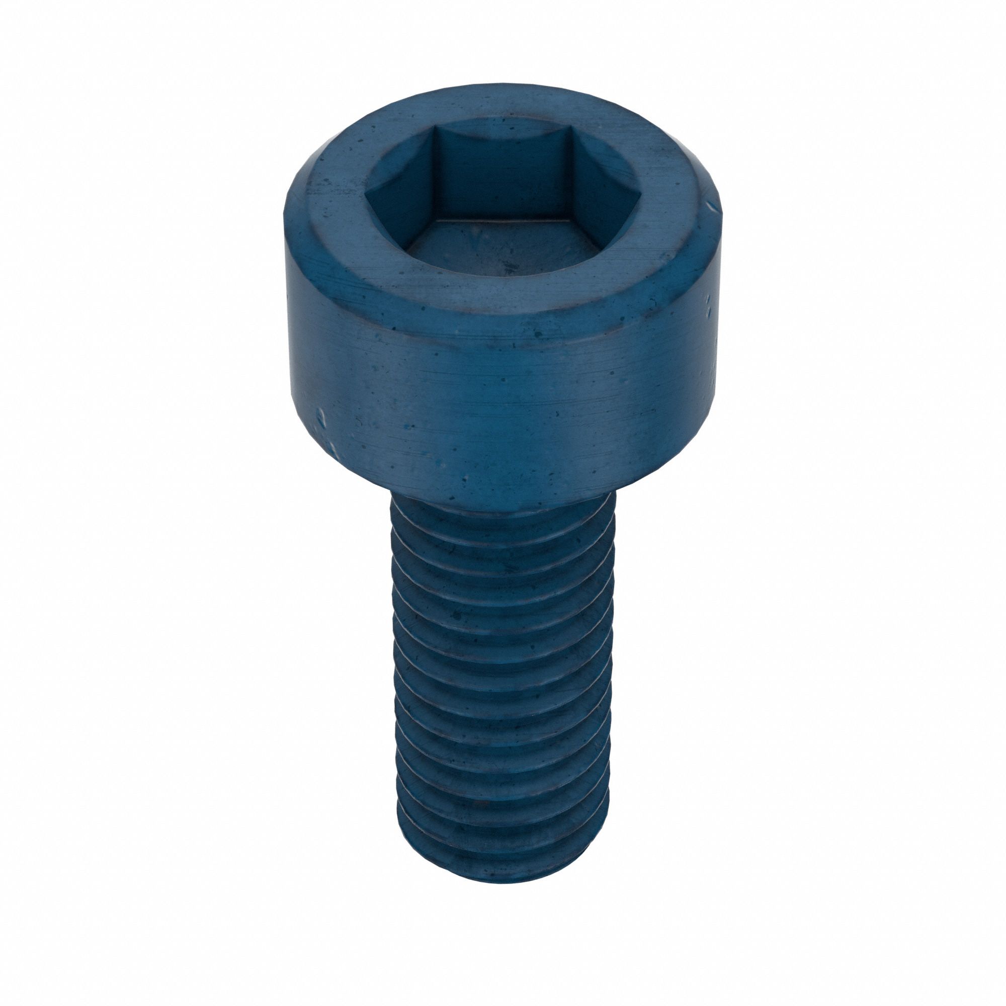 Socket Head Cap Screw: M3x0.50 Thread Size, 8 mm Lg, Std, Blue Phosphate, Alloy Steel, 50 PK