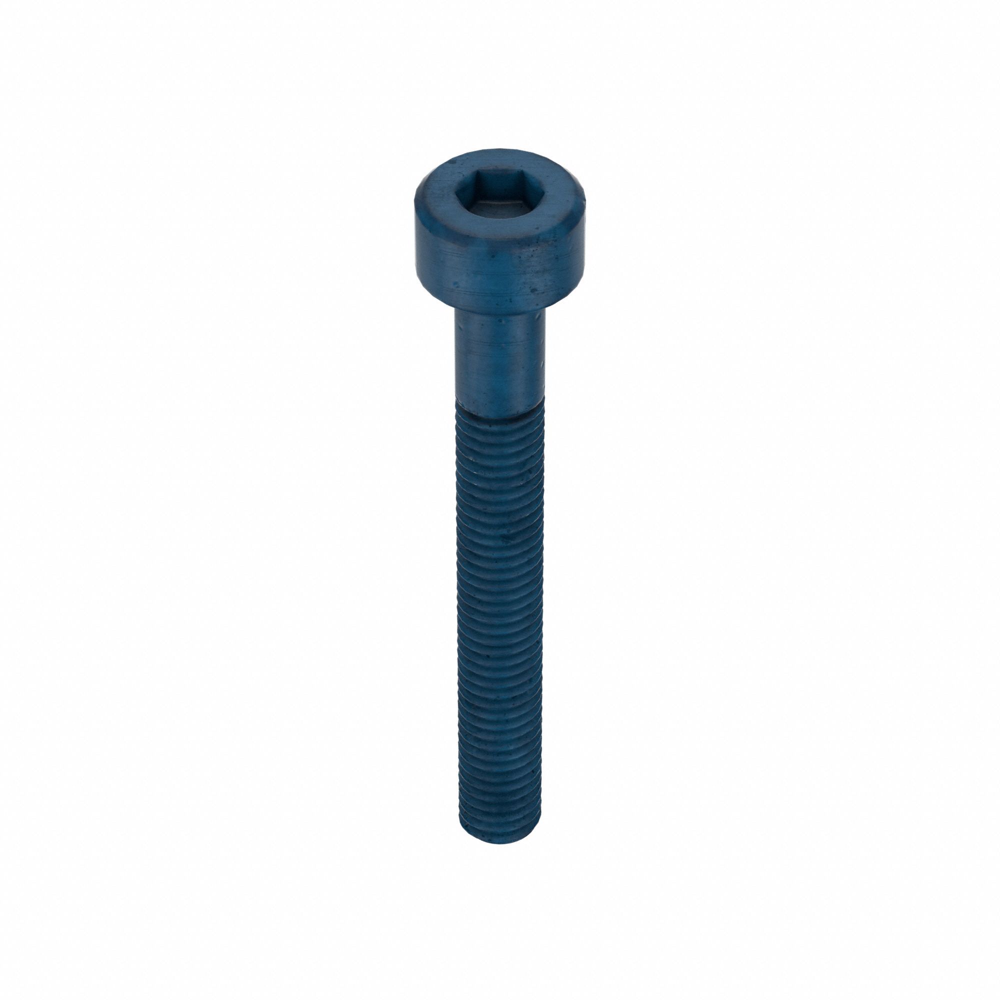 Socket Head Cap Screw: M3x0.50 Thread Size, 25 mm Lg, Std, Blue Phosphate, Alloy Steel, 50 PK