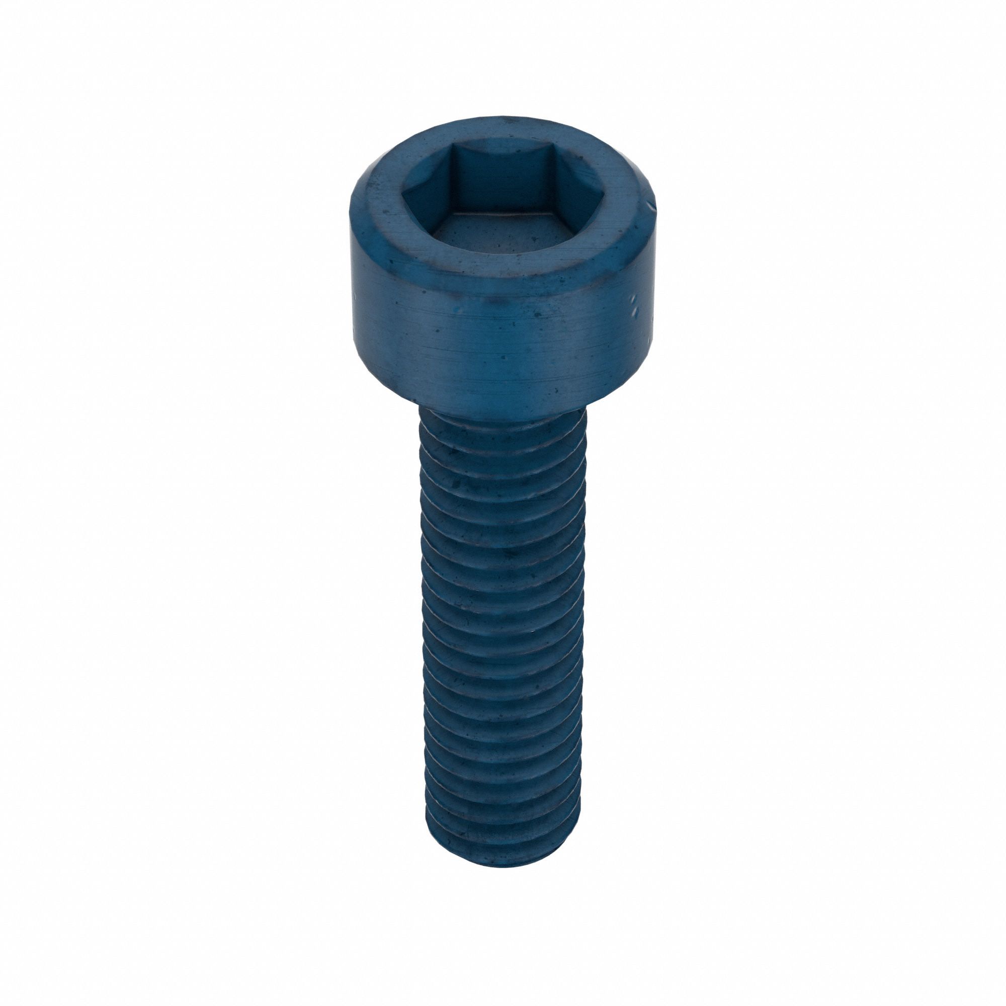 Socket Head Cap Screw: M4x0.70 Thread Size, 16 mm Lg, Std, Blue Phosphate, Alloy Steel, 50 PK