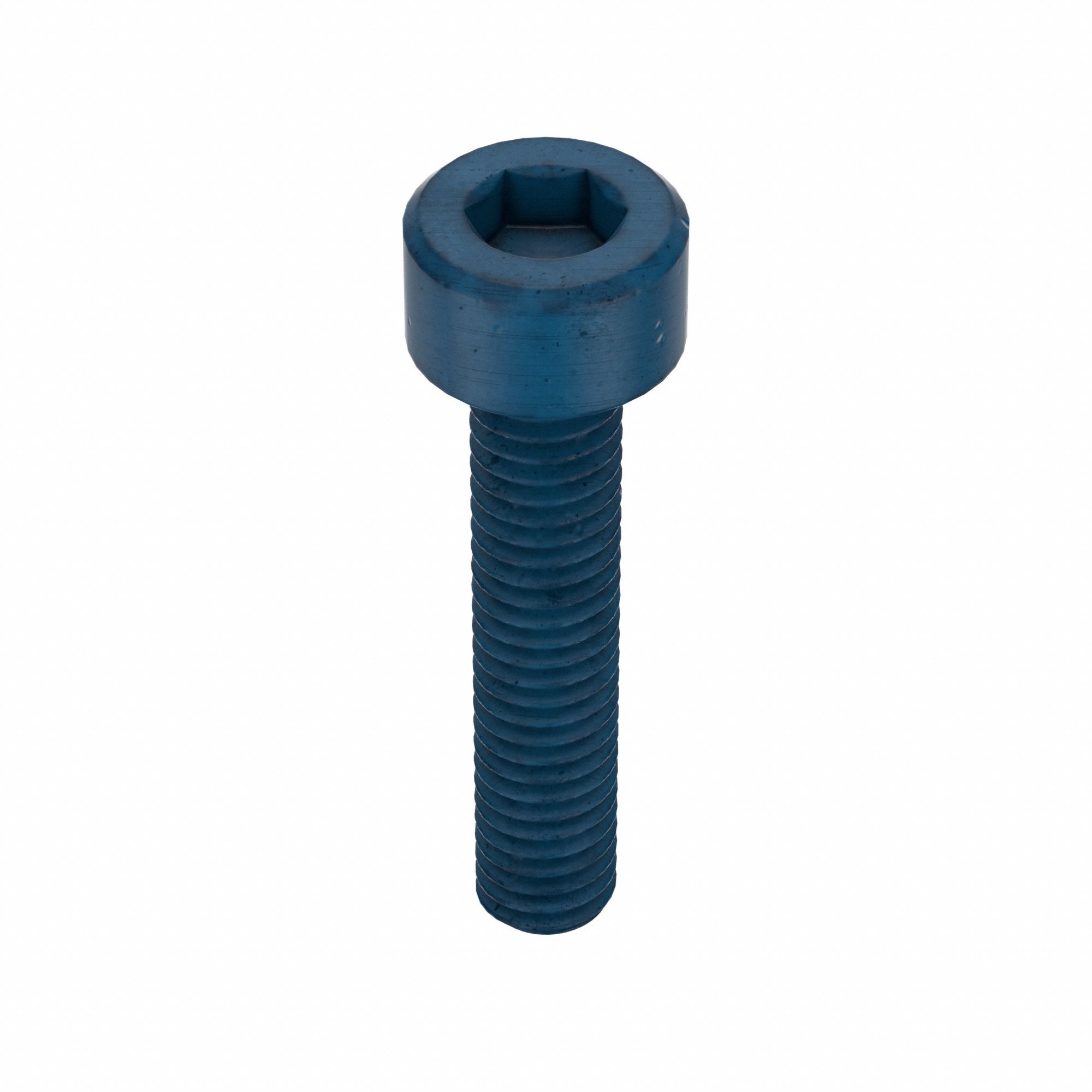 Socket Head Cap Screw: M4x0.70 Thread Size, 20 mm Lg, Std, Blue Phosphate, Alloy Steel, 50 PK