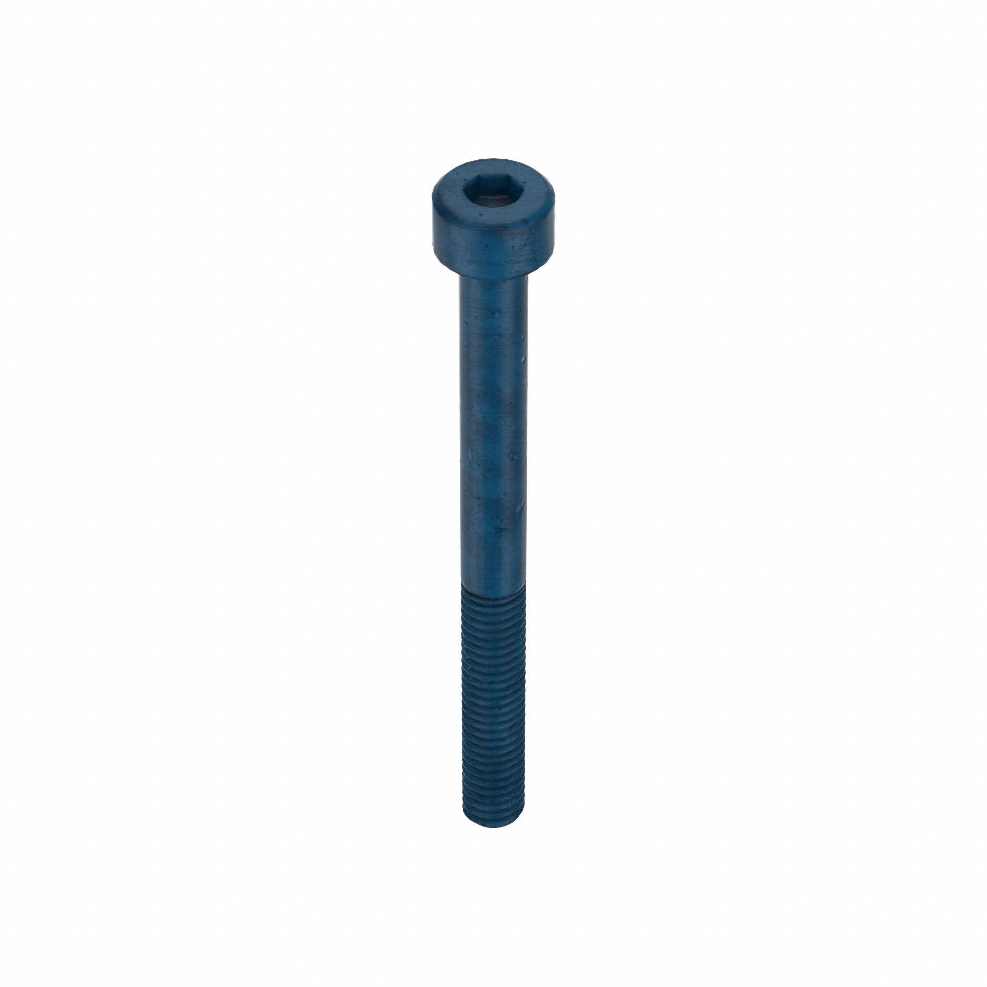 Socket Head Cap Screw: M4x0.70 Thread Size, 45 mm Lg, Std, Blue Phosphate, Alloy Steel, 25 PK