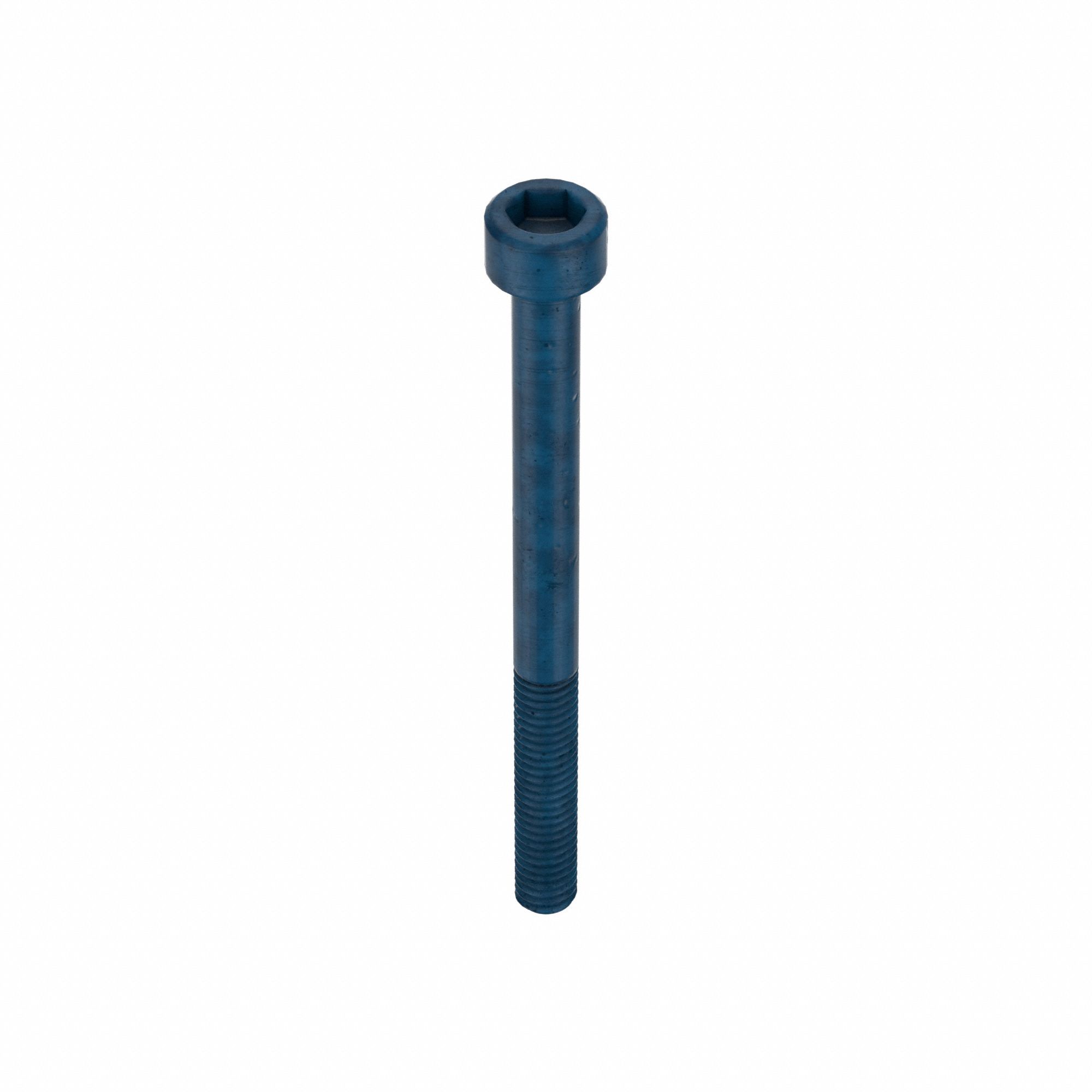 Socket Head Cap Screw: M4x0.70 Thread Size, 50 mm Lg, Std, Blue Phosphate, Alloy Steel, 25 PK
