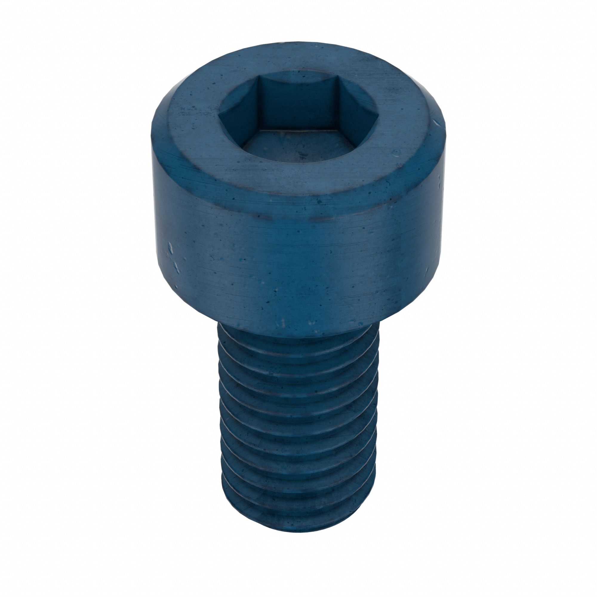 Socket Head Cap Screw: M5x0.80 Thread Size, 10 mm Lg, Std, Blue Phosphate, Alloy Steel, 50 PK