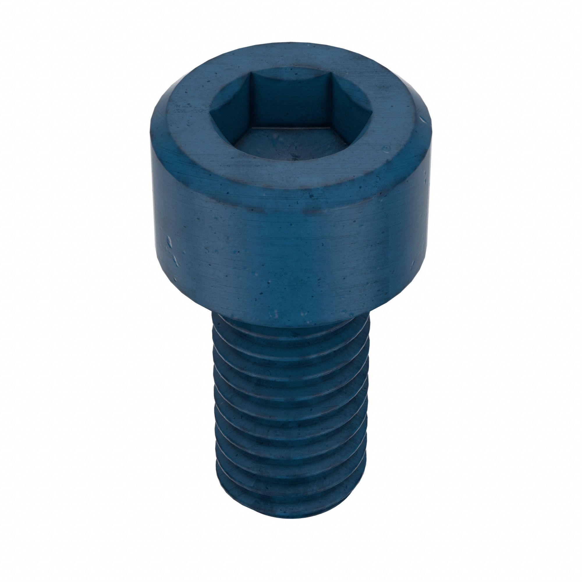 Socket Head Cap Screw: M6x1.00 Thread Size, 12 mm Lg, Std, Blue Phosphate, Alloy Steel, 50 PK