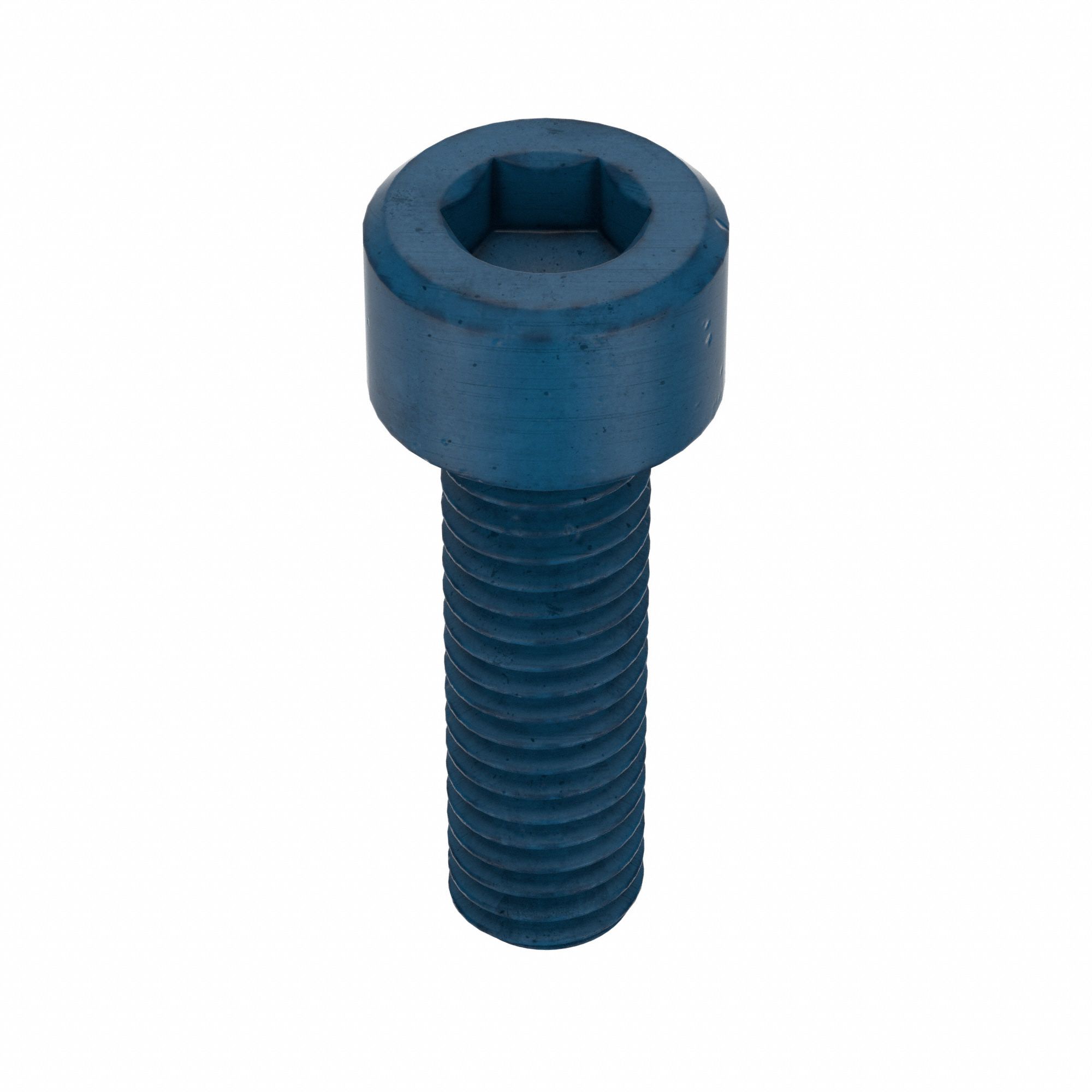 Socket Head Cap Screw: M6x1.00 Thread Size, 20 mm Lg, Std, Blue Phosphate, Alloy Steel, 50 PK