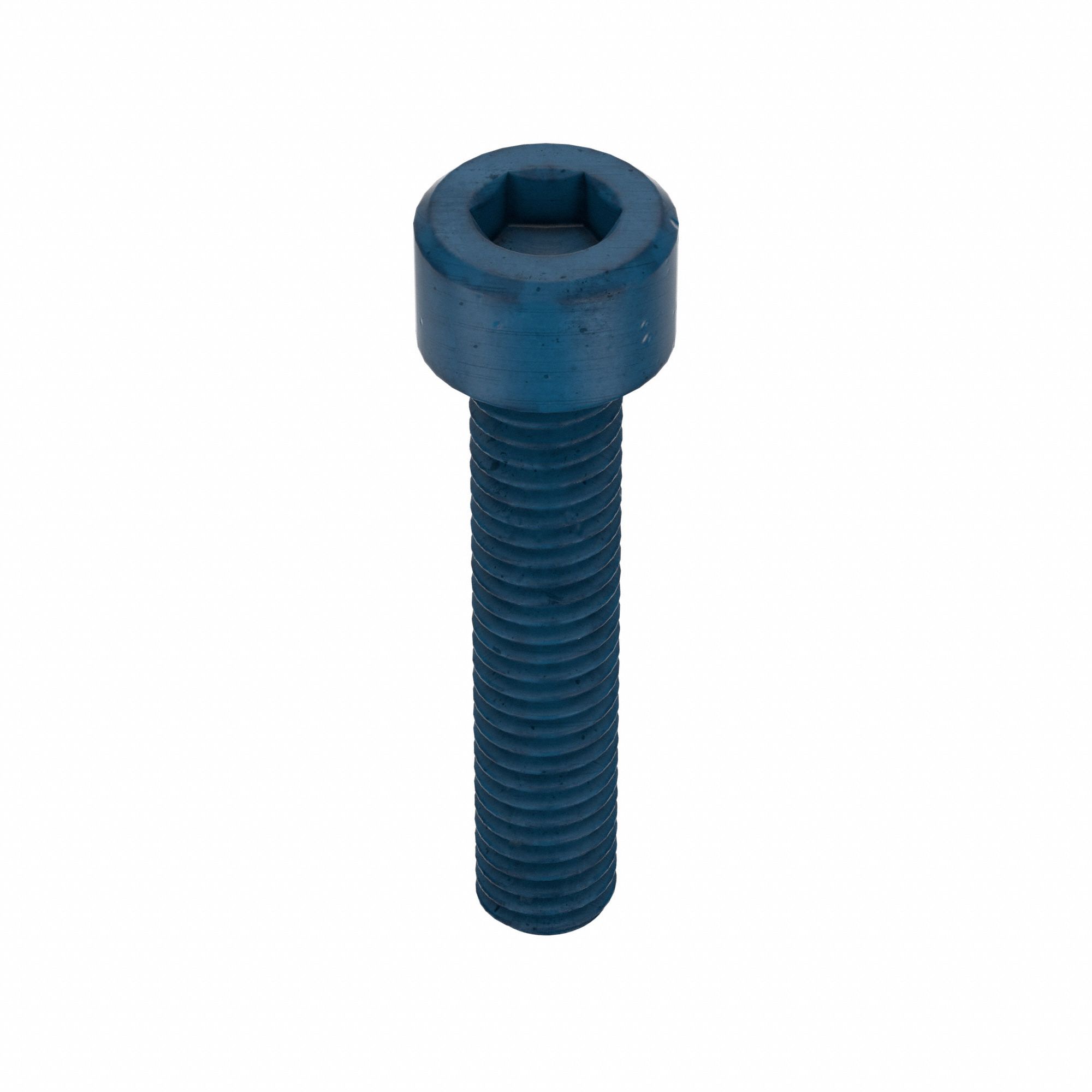 Socket Head Cap Screw: M6x1.00 Thread Size, 30 mm Lg, Std, Blue Phosphate, Alloy Steel, 50 PK