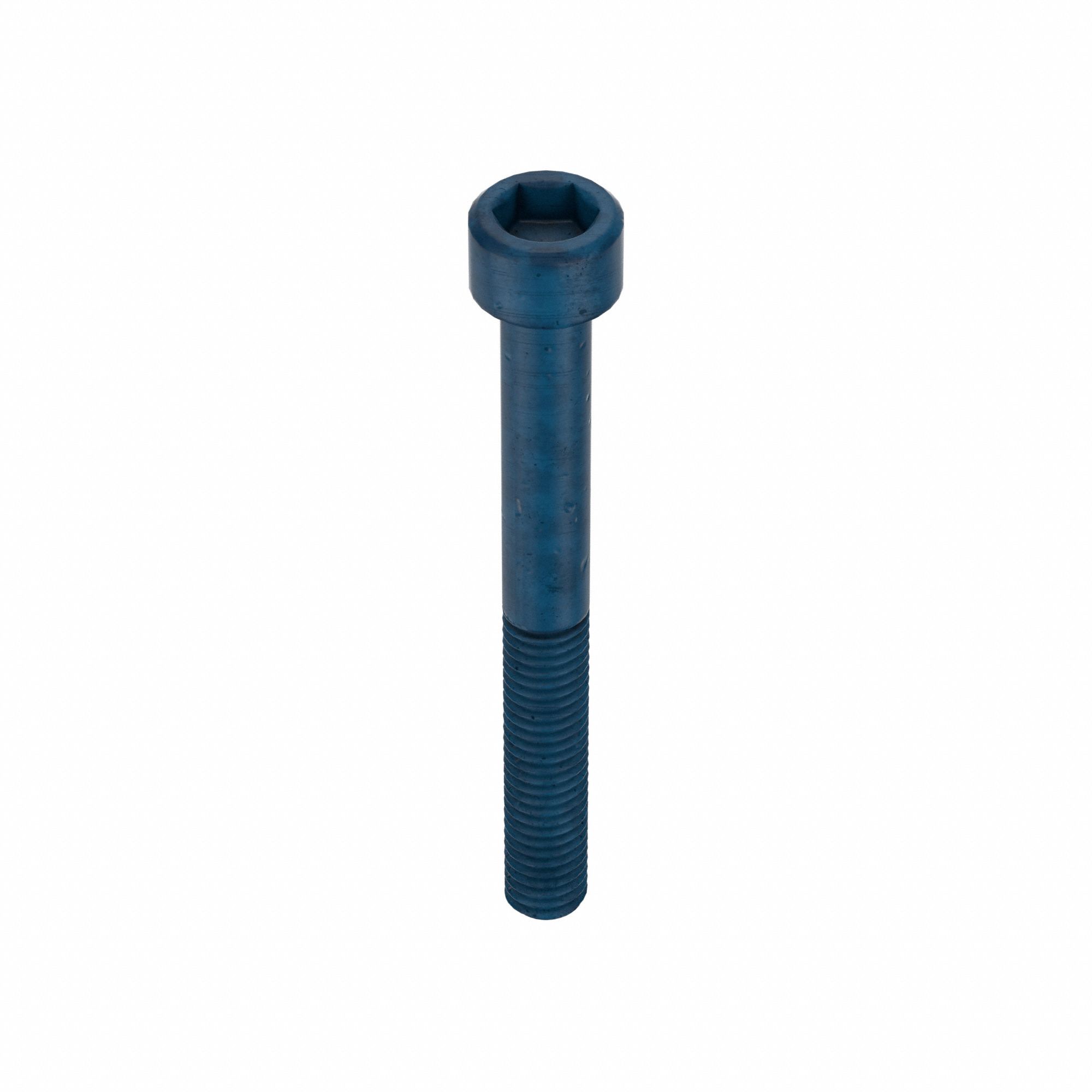 Socket Head Cap Screw: M6x1.00 Thread Size, 55 mm Lg, Std, Blue Phosphate, Alloy Steel, 25 PK