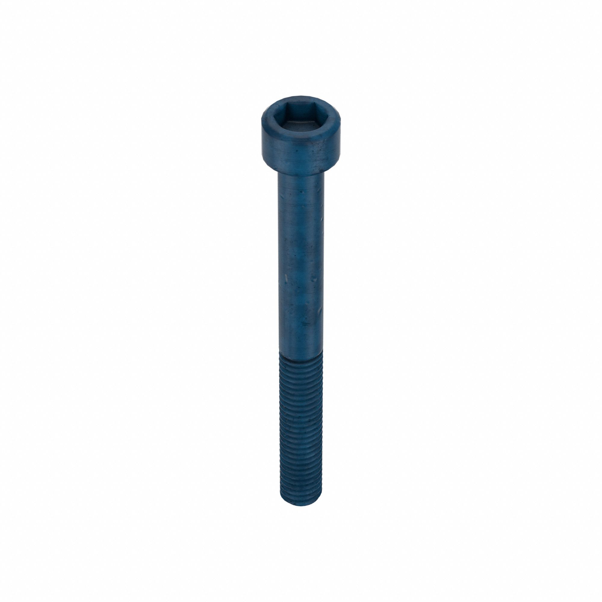 Socket Head Cap Screw: M6x1.00 Thread Size, 60 mm Lg, Std, Blue Phosphate, Alloy Steel, 25 PK