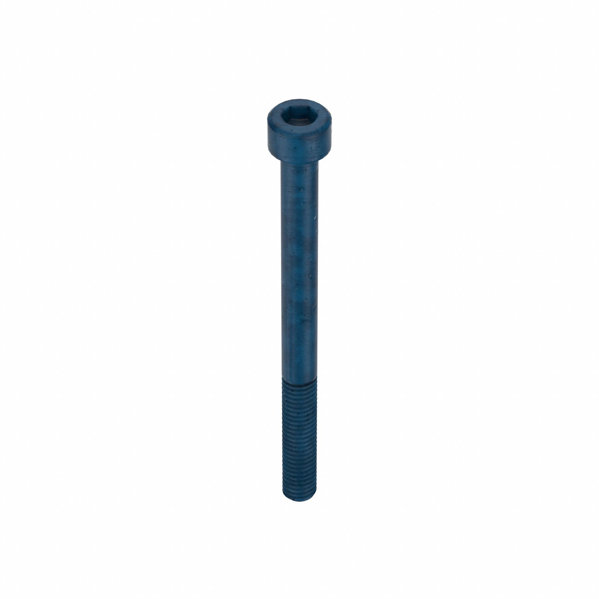 Socket Head Cap Screw: M6x1.00 Thread Size, 75 mm Lg, Std, Blue Phosphate, Alloy Steel, 10 PK