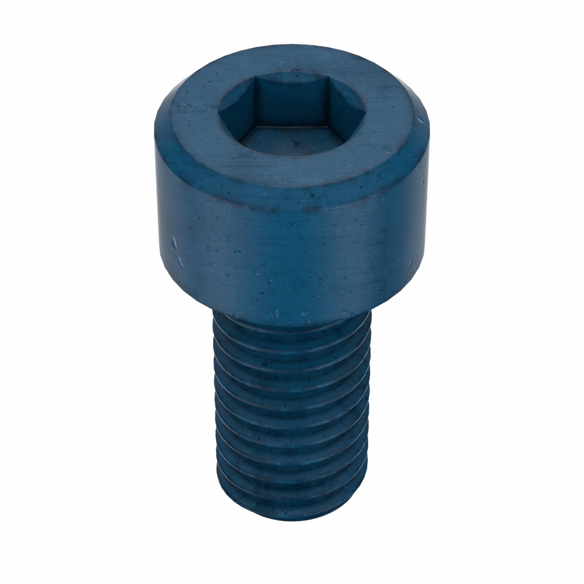 Socket Head Cap Screw: M8x1.25 Thread Size, 16 mm Lg, Std, Blue Phosphate, Alloy Steel, 50 PK