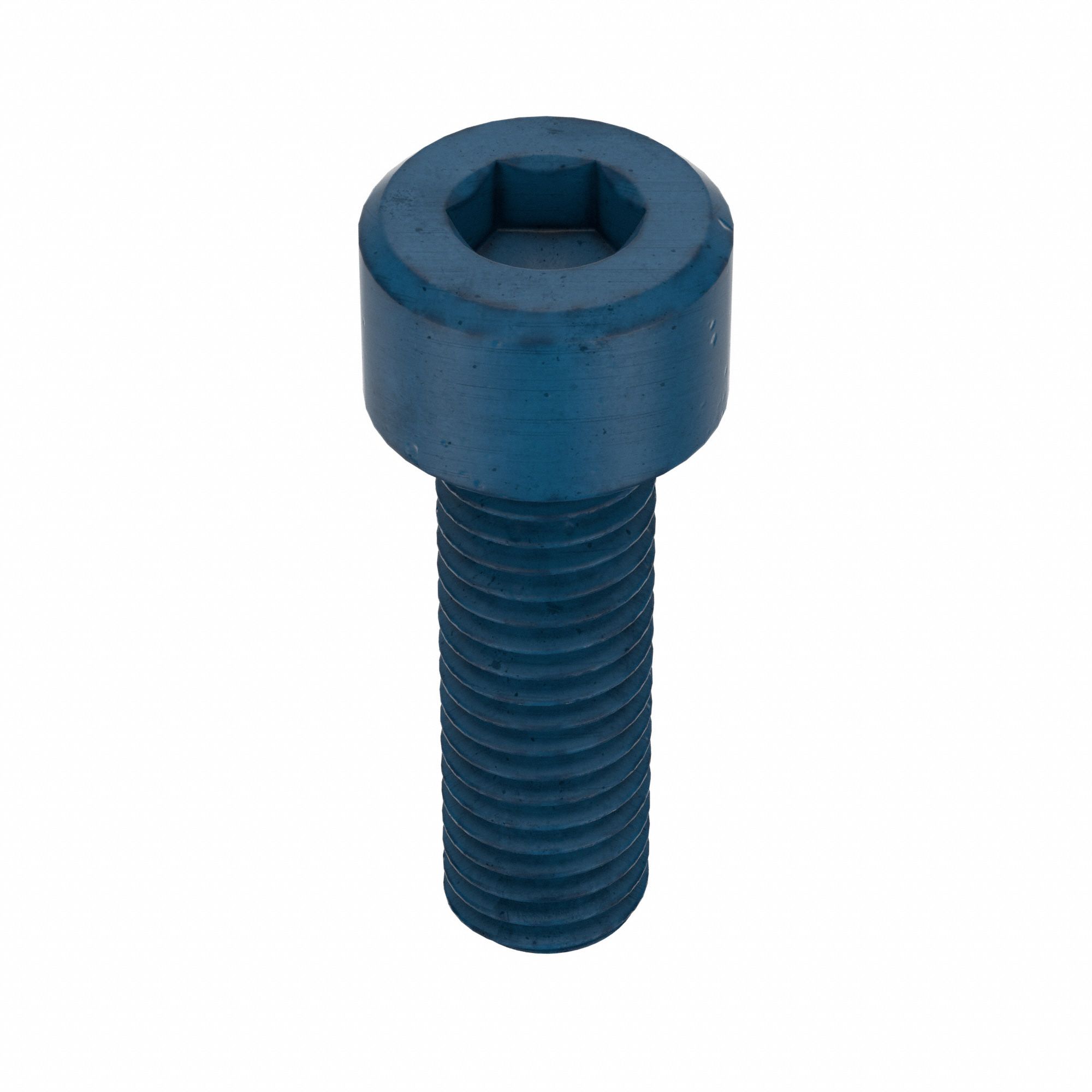 Socket Head Cap Screw: M8x1.25 Thread Size, 25 mm Lg, Std, Blue Phosphate, Alloy Steel, 50 PK