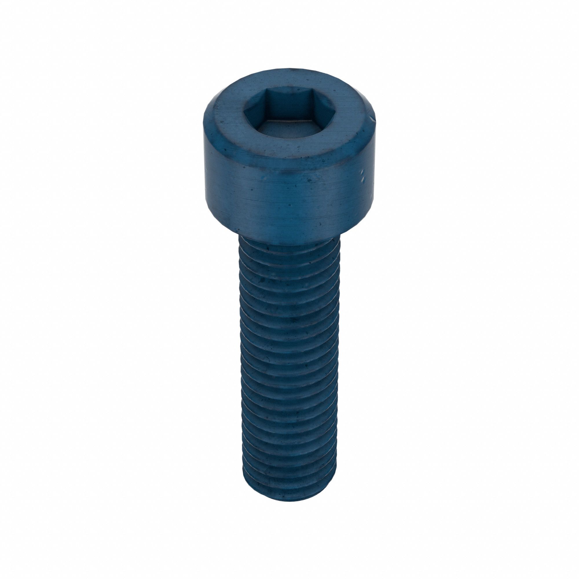 Socket Head Cap Screw: M8x1.25 Thread Size, 30 mm Lg, Std, Blue Phosphate, Alloy Steel, 50 PK