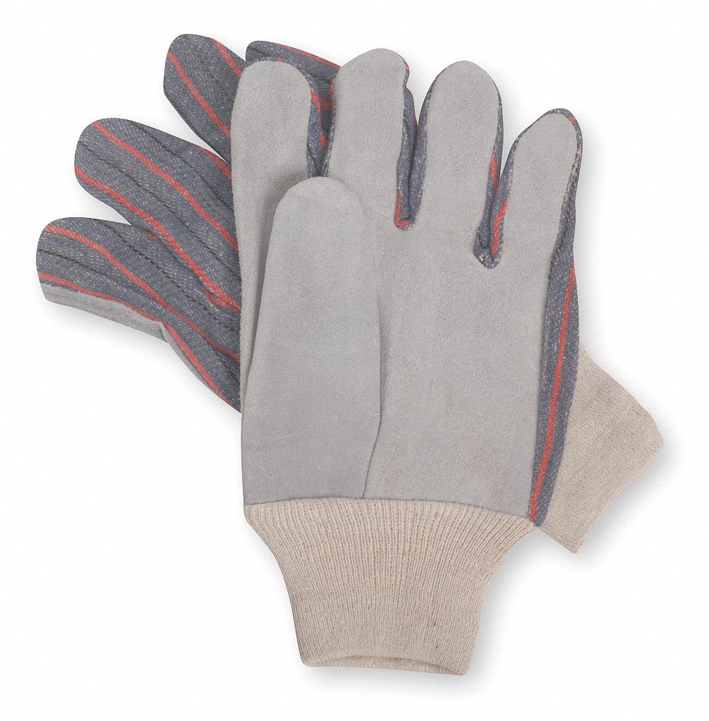 D1558 Leather Gloves Gray S PR