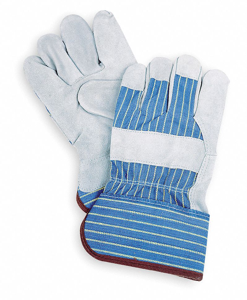 D1571 Leather Gloves Gray S PR