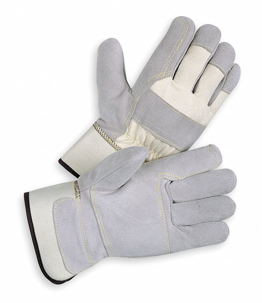 D1582 Leather Gloves Gray XL PR