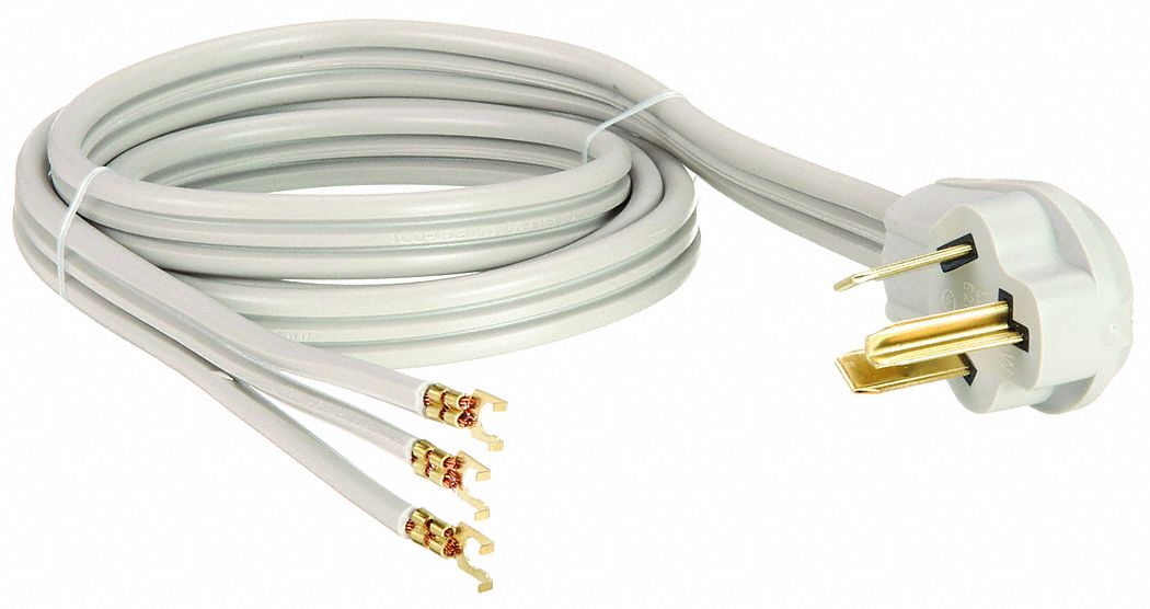 DRYER CORD,30 A,6 FT,GREY
