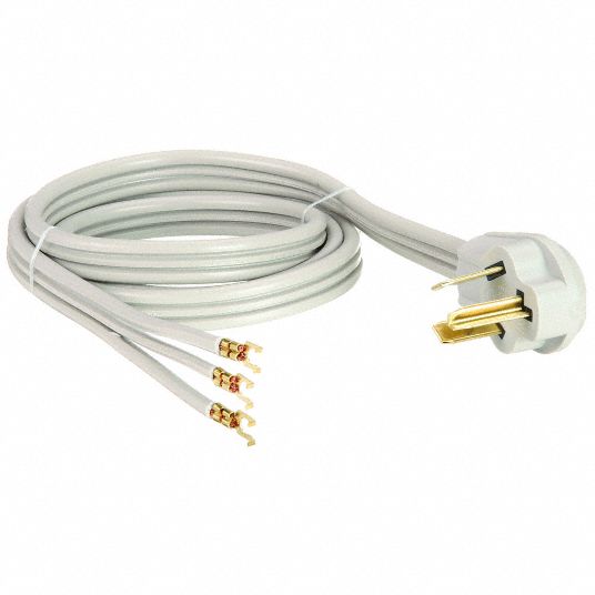 3 Prong Dryer Cord - 6 Ft Extension Power Cord, 10/3 SRDT, 30 Amp