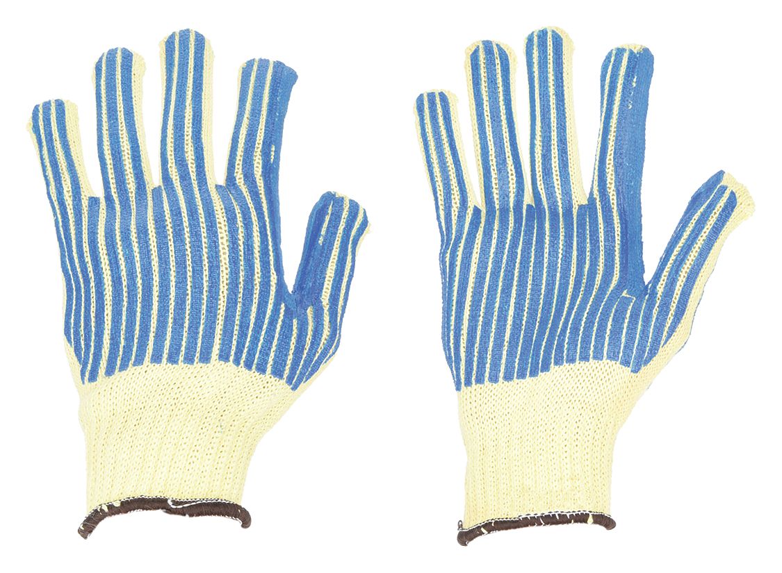 Resistant Gloves, Yellow/Blue,