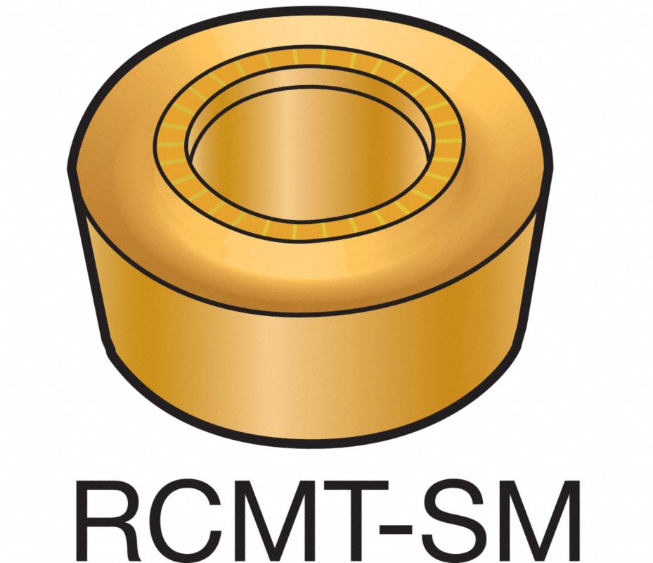 SANDVIK COROMANT Inserto para Torneado, RCMT, Tamaño de Inserto 08 03 ...