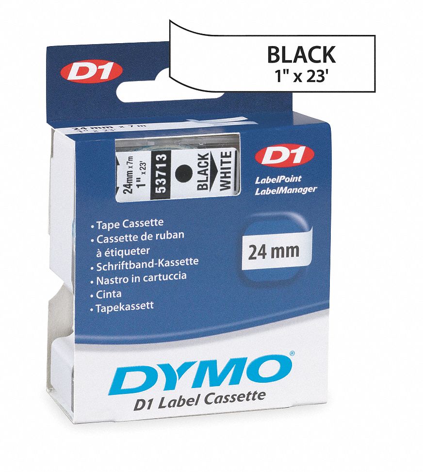 DYMO Label Tape Cartridge, Label Type Indoor/Outdoor 5AU2853713 Grainger